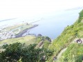 韓國濟州島  城山日出峰-山海連成漂亮的一線照片