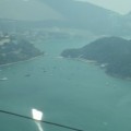 香港海洋公園-登山纜車窗外景色照片