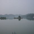 烏山頭水庫(珊瑚潭)-似潑墨山水畫的湖景照片