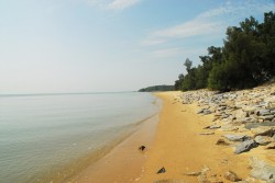 田墩海堤觀海主照片